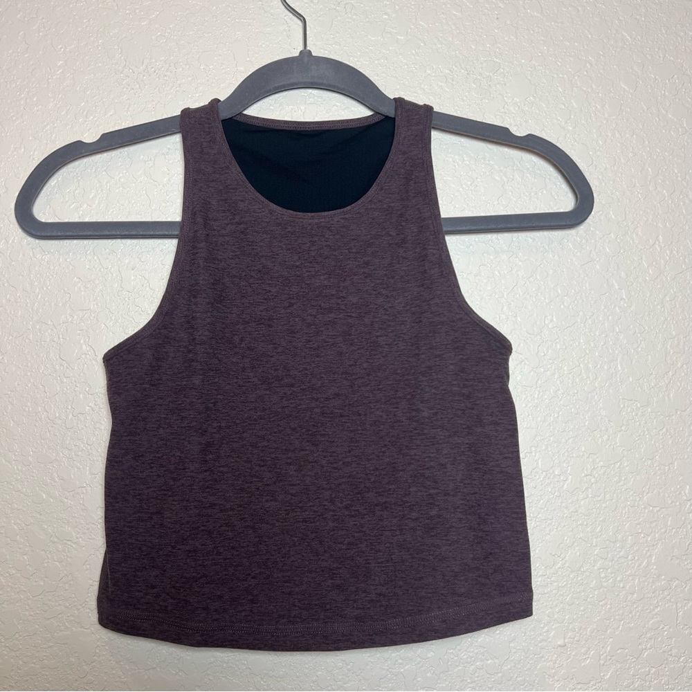 Vuori Elevation Plyo tank top high neck longline sports bra